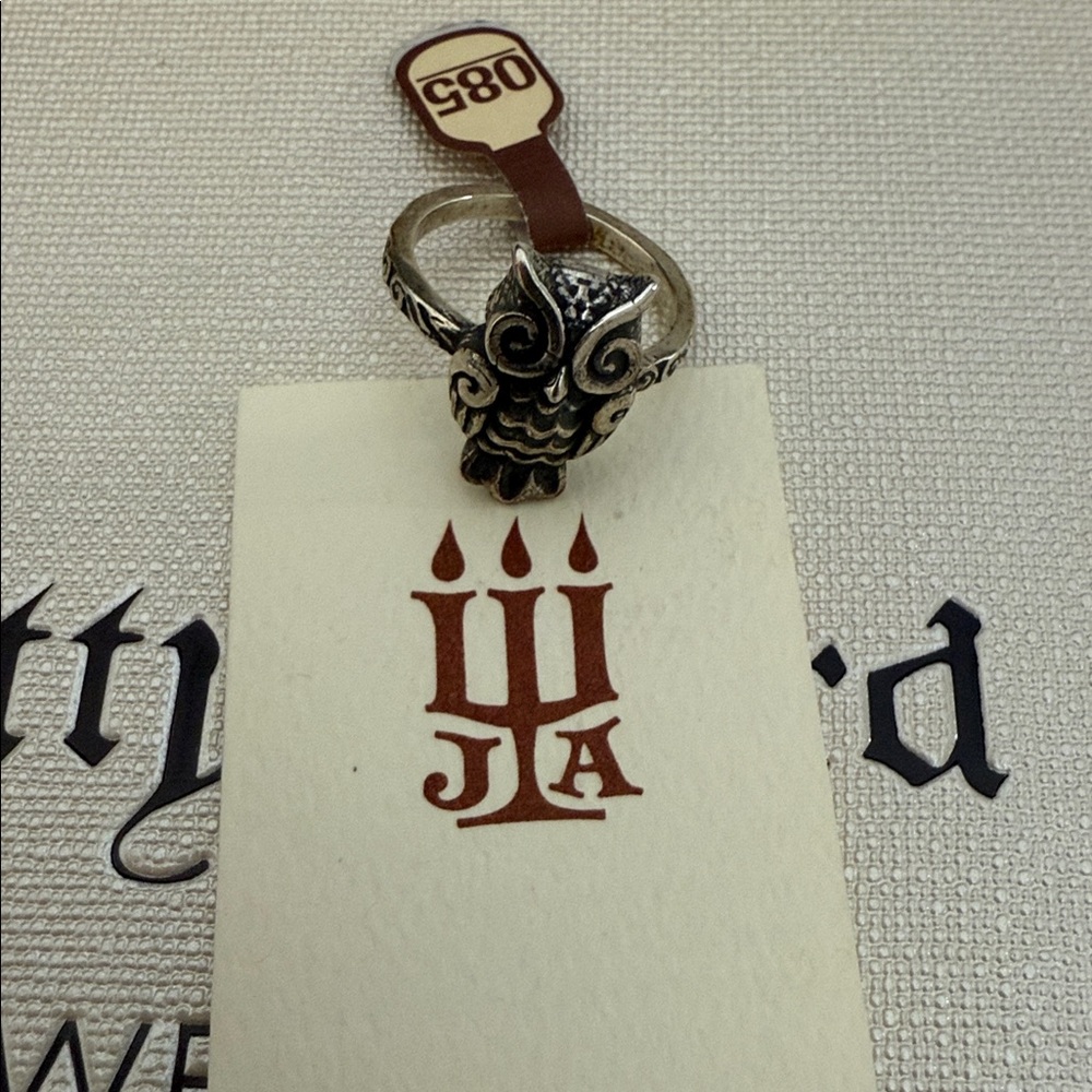 James Avery 925 Silver Owl Ring